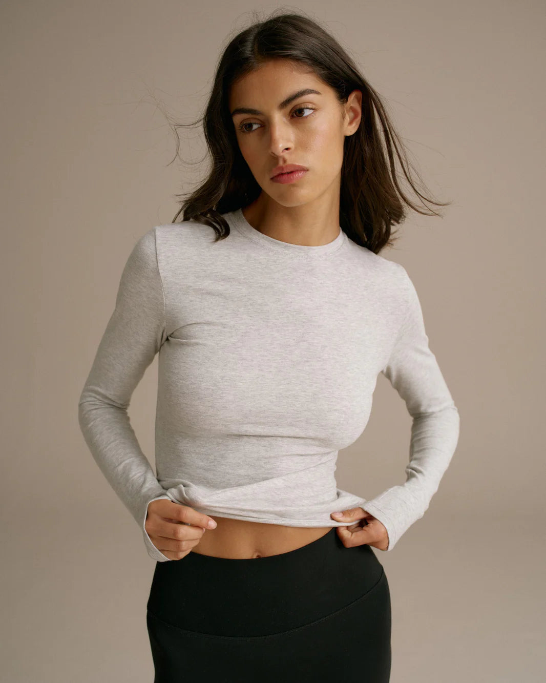 Cotton Long Sleeve Top